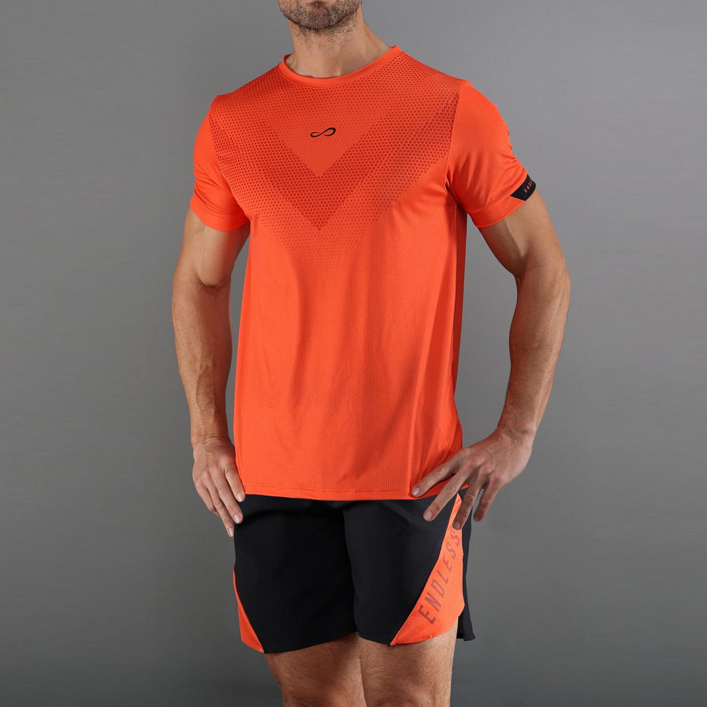 Endless ACE PEAK T-Shirt Herren - orange, schwarz Endless ACE PEAK T-Shirt Herren - orange, schwarz