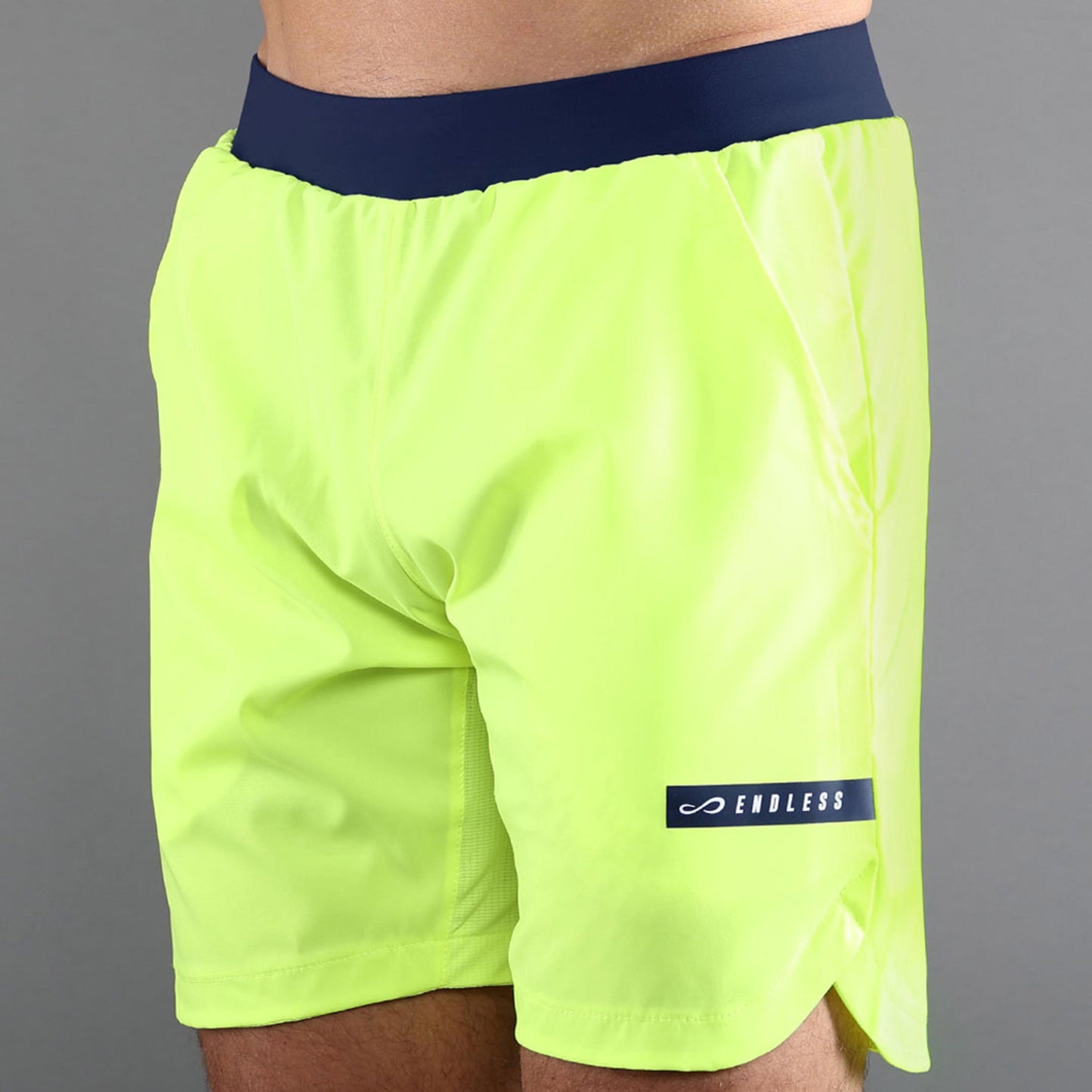 Endless SWIFT Shorts Herren - neongelb, blau Endless SWIFT Shorts Herren - neongelb, blau