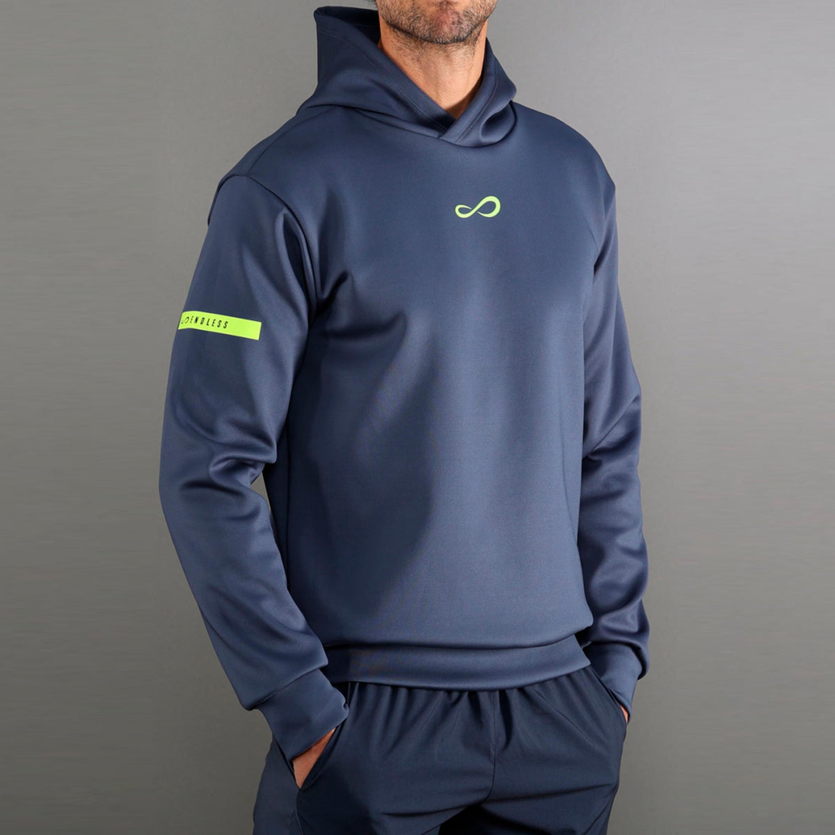 Endless SNIPER Hoody Herren - blau, neongelb Endless SNIPER Hoody Herren - blau, neongelb