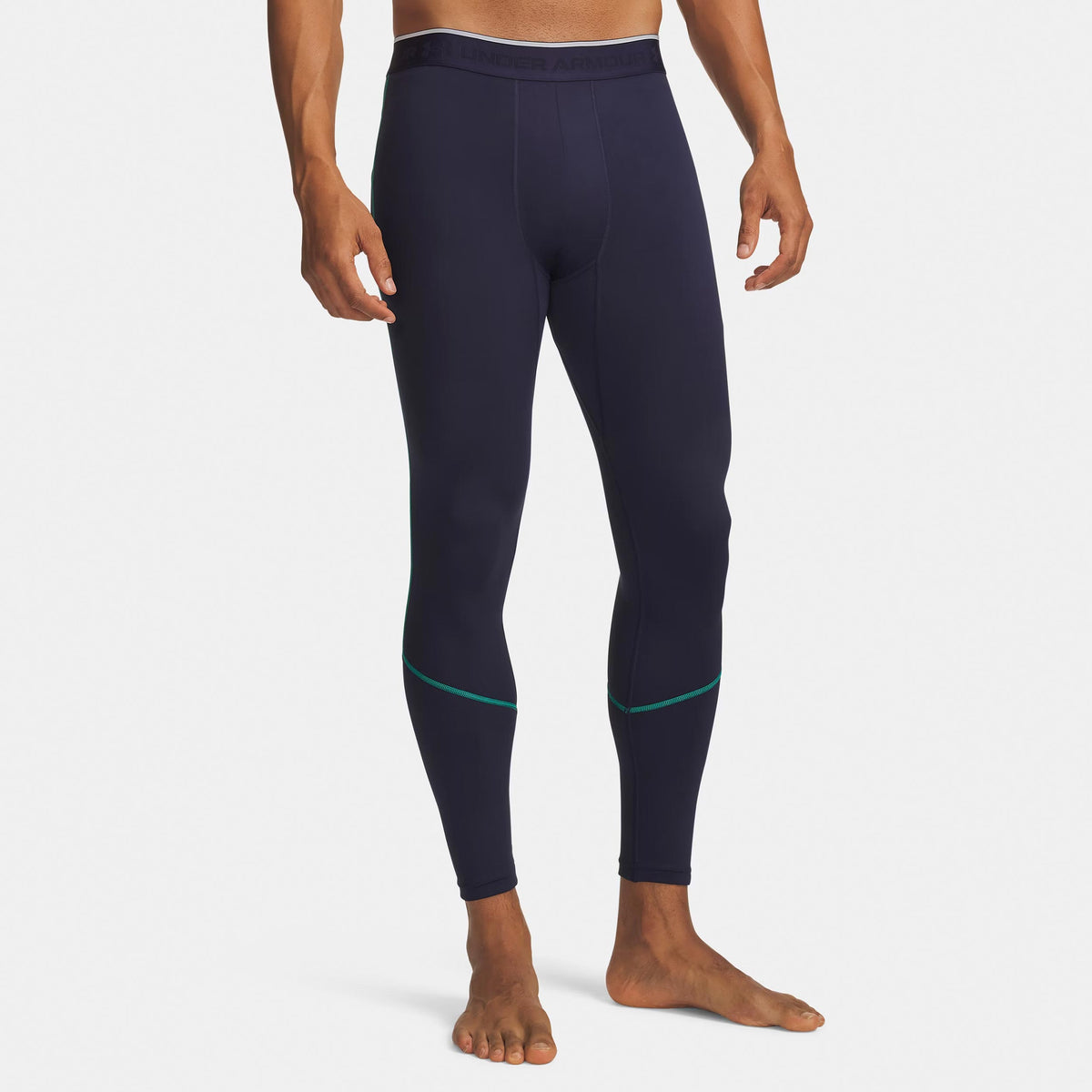 Under Armour Coldgear Elite Tight Herren - blau, silber Under Armour Coldgear Elite Tight Herren - blau, silber