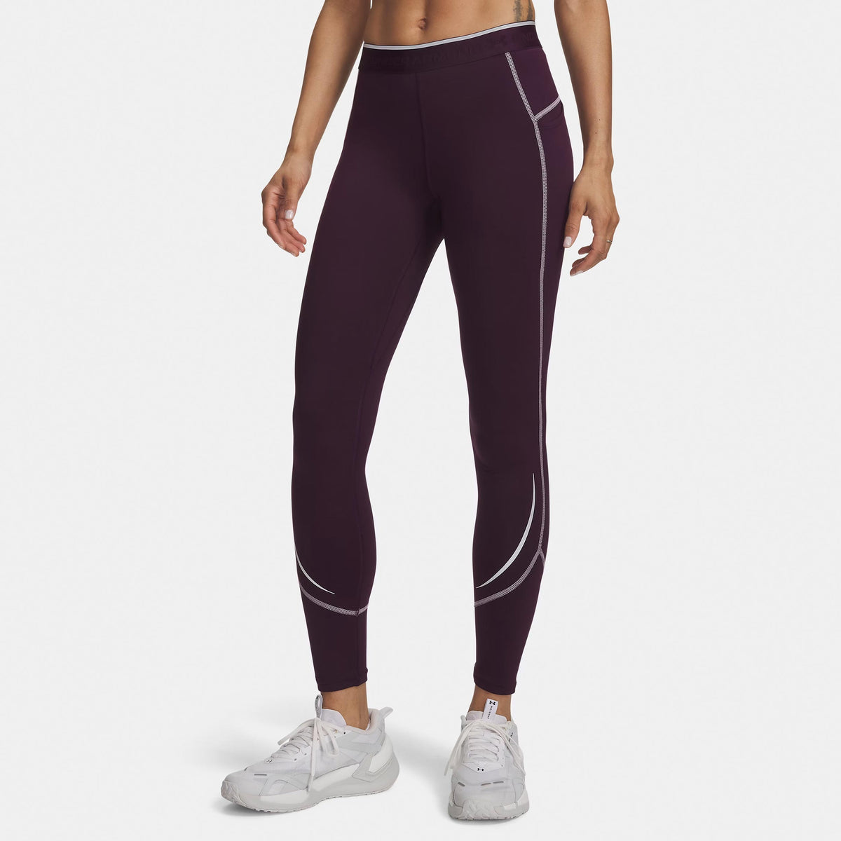 Under Armour ColdGear Elite Tight Damen - lila, silber Under Armour ColdGear Elite Tight Damen - lila, silber