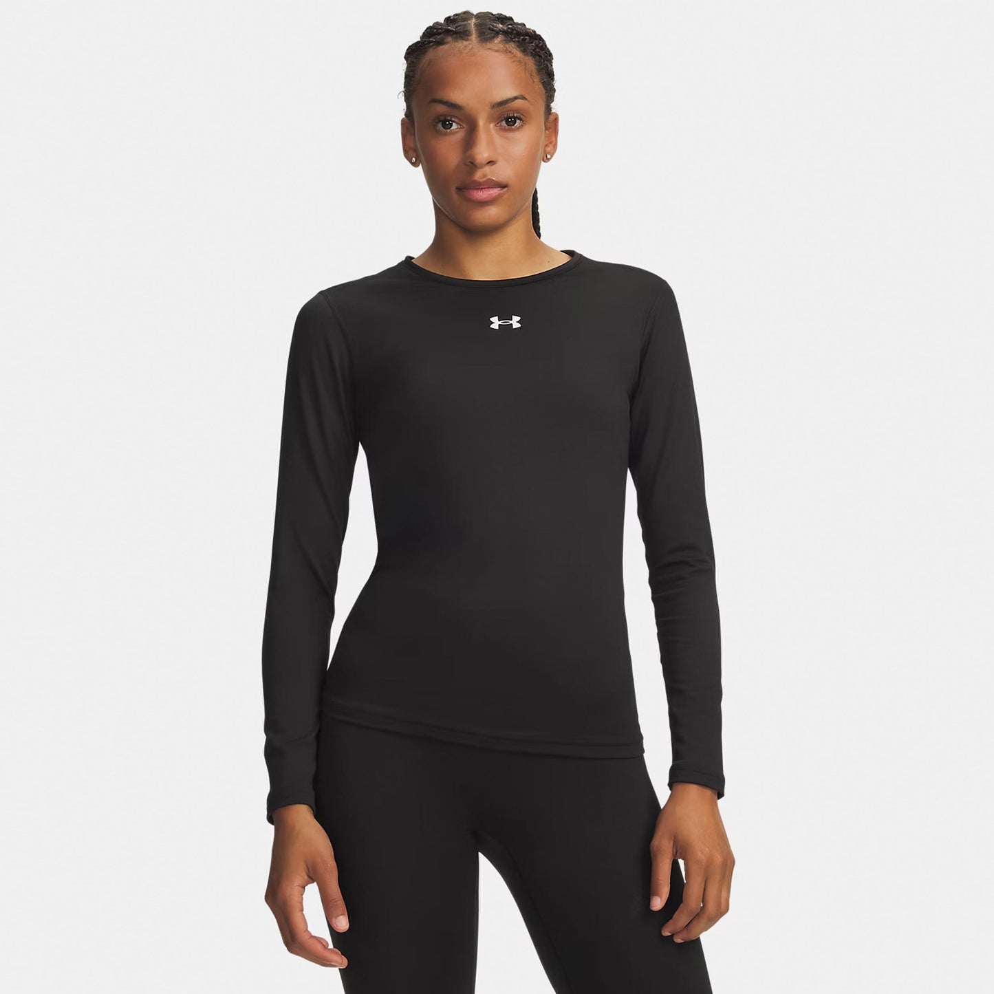 Under Armour ColdGear Crew Longsleeve Damen - schwarz, weiß Under Armour ColdGear Crew Longsleeve Damen - schwarz, weiß