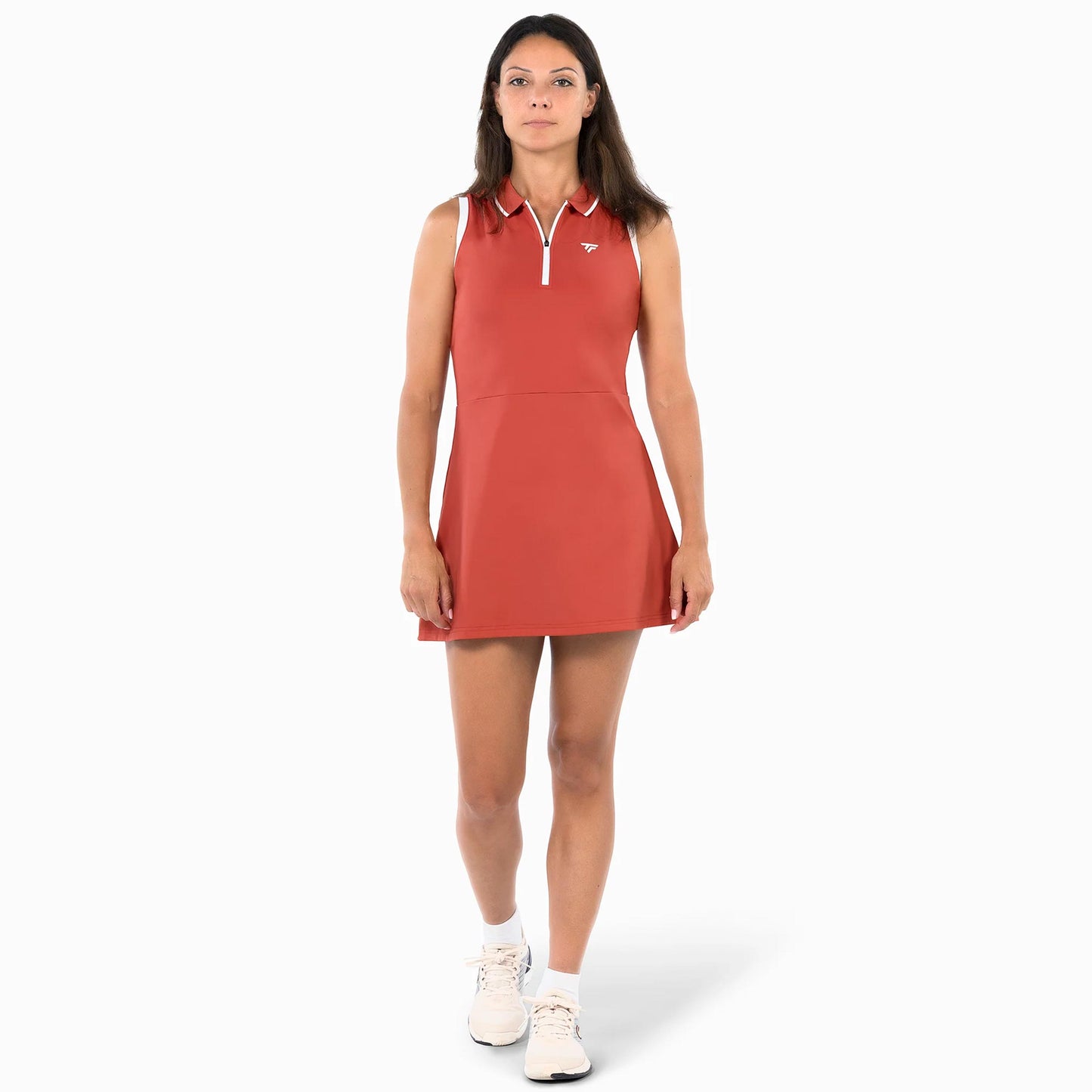 Tecnifibre Tech Kleid Damen - rotorange, weiß Tecnifibre Tech Kleid Damen - rotorange, weiß