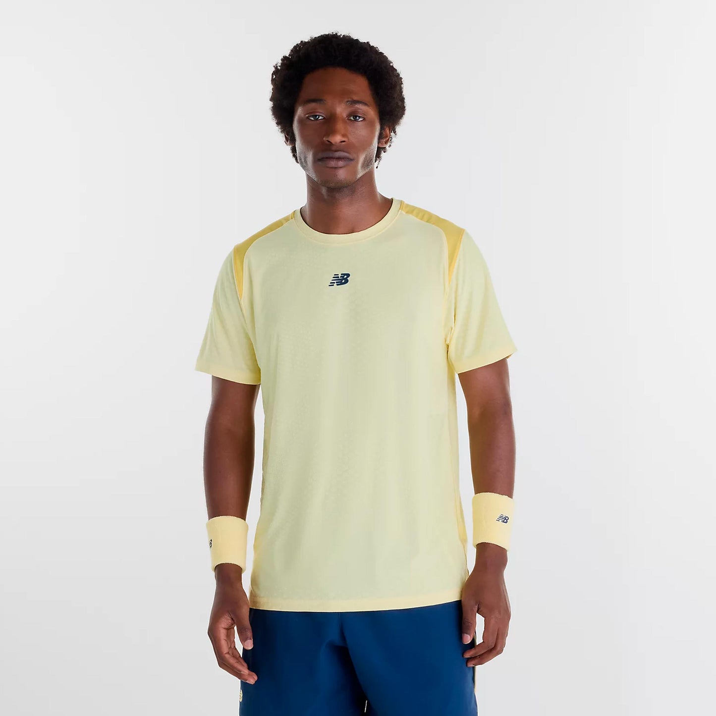 New Balance Tournament T-Shirt Herren - gelb New Balance Tournament T-Shirt Herren - gelb