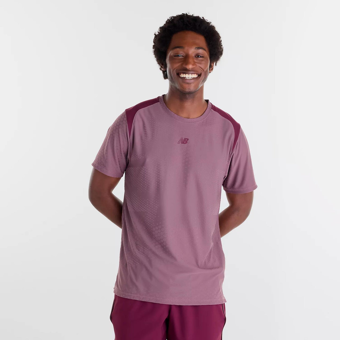 New Balance Tournament T-Shirt Herren - weinrot New Balance Tournament T-Shirt Herren - weinrot
