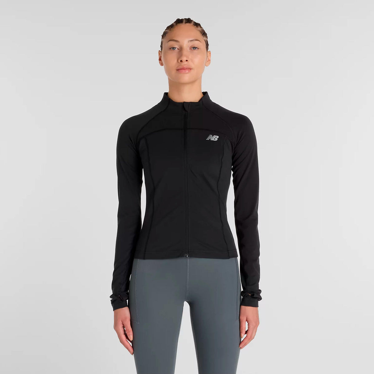 New Balance Harmony Fitted Trainingsjacke Damen - schwarz New Balance Harmony Fitted Trainingsjacke Damen - schwarz
