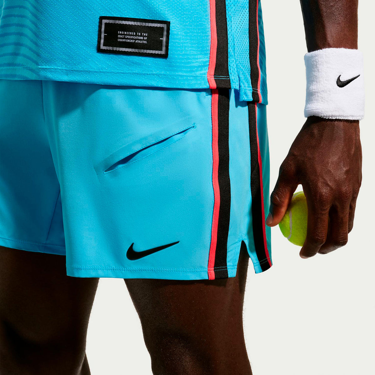 Nike Court Slam Shorts Herren - hellblau Nike Court Slam Shorts Herren - hellblau