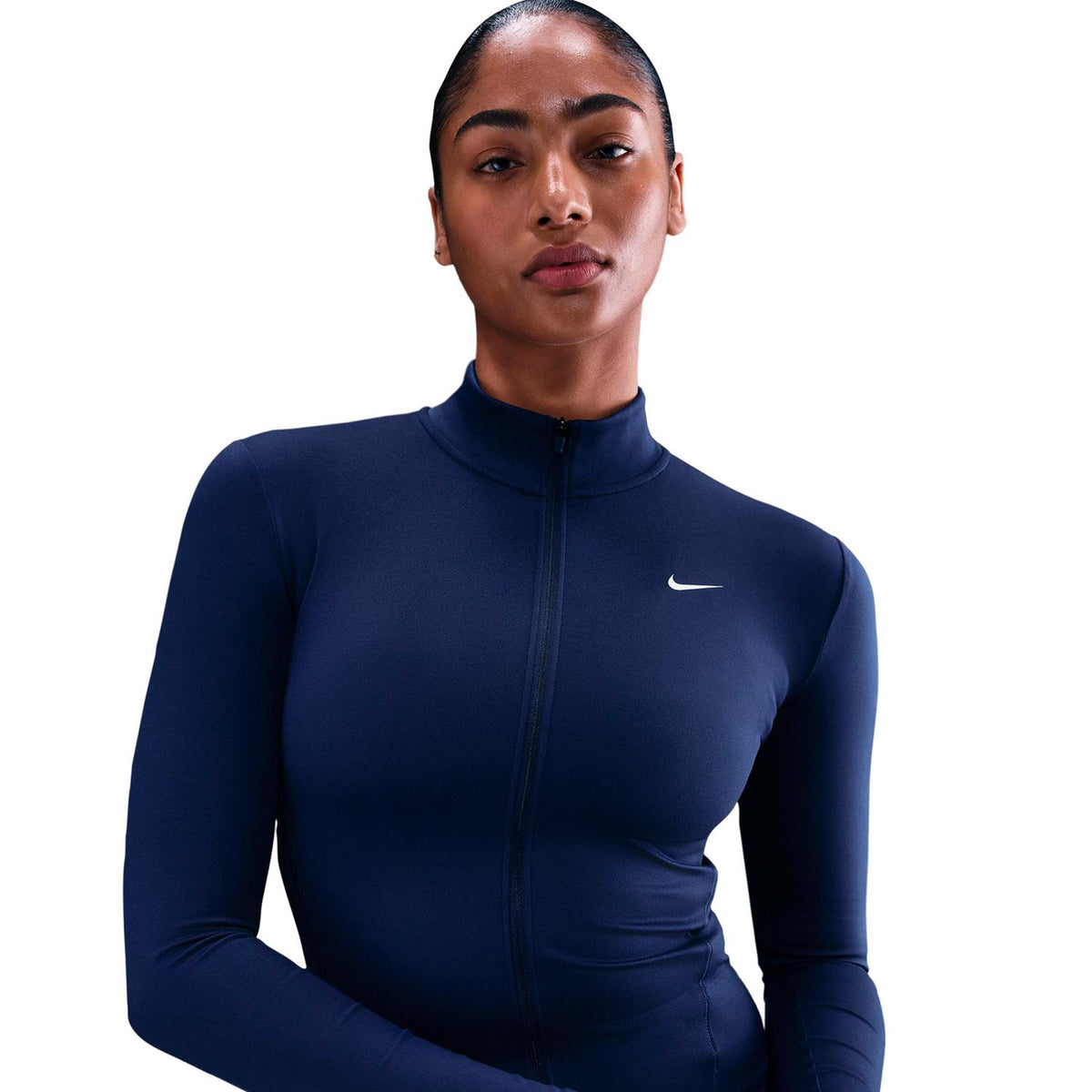 Nike One Fitted Trainingsjacke Damen - dunkelblau Nike One Fitted Trainingsjacke Damen - dunkelblau