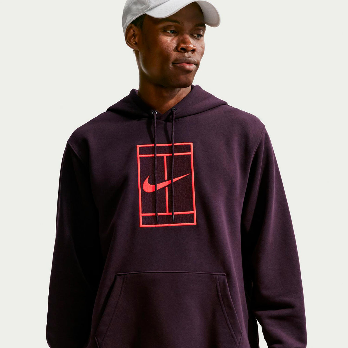 Nike Court Hoody Herren - dunkelrot Nike Court Hoody Herren - dunkelrot