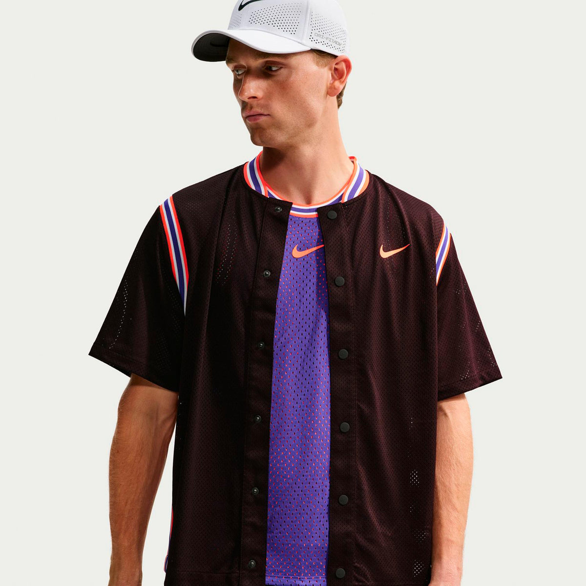 Nike Carlos Alcaraz Court Slam Polo Herren - dunkelrot, rot Nike Carlos Alcaraz Court Slam Polo Herren - dunkelrot, rot