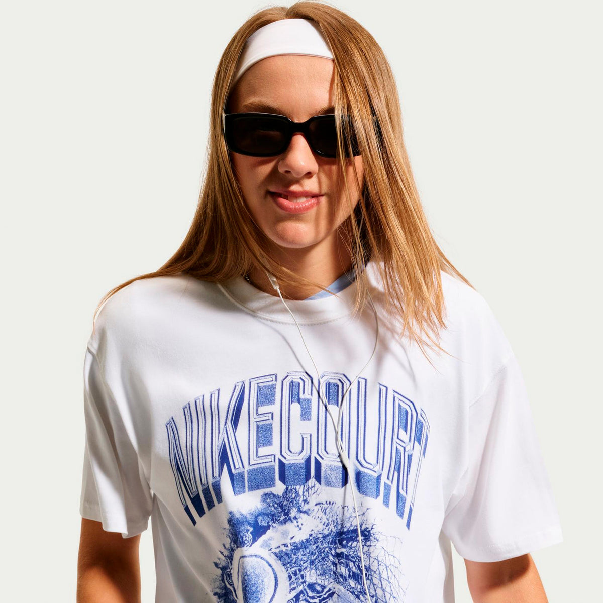 Nike Court Slam T-Shirt Damen - weiß Nike Court Slam T-Shirt Damen - weiß