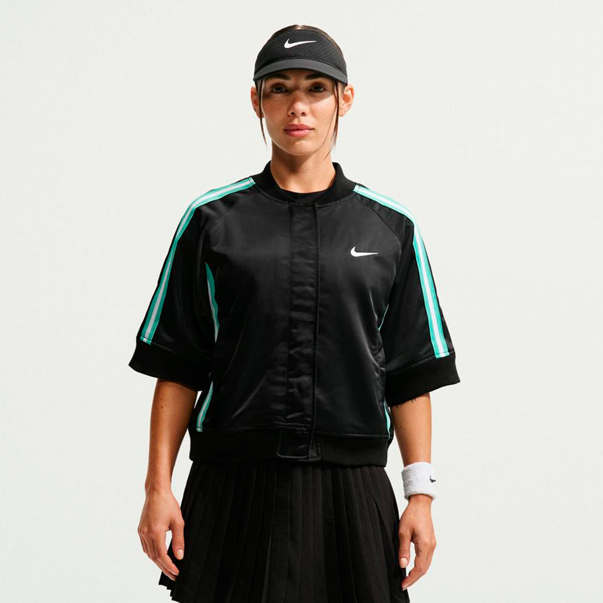Nike Court Slam Trainingsjacke Damen - schwarz, mint Nike Court Slam Trainingsjacke Damen - schwarz, mint