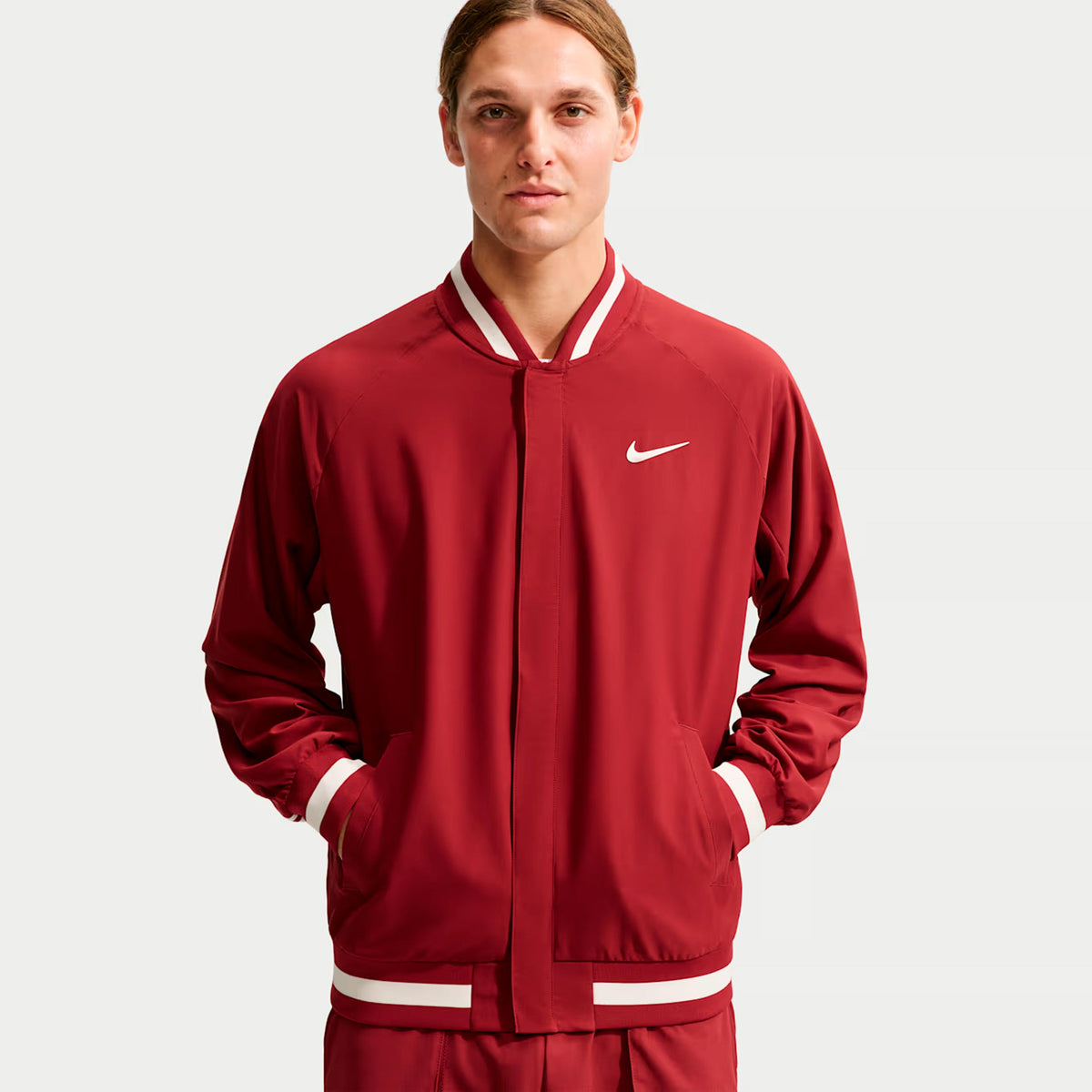Nike Jannik Sinner Court Slam Trainingsjacke Herren - rot, creme Nike Jannik Sinner Court Slam Trainingsjacke Herren - rot, creme