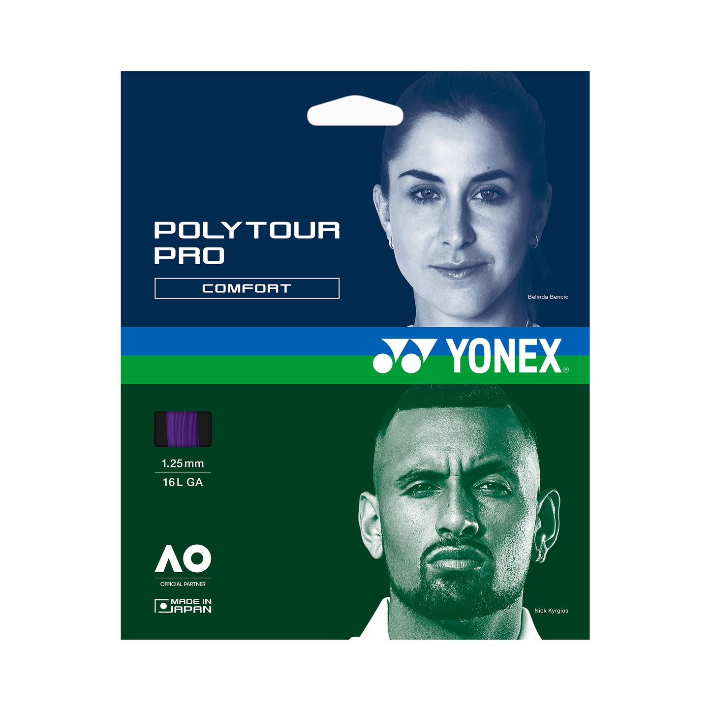 Yonex Poly Tour Pro Midnight Purple Saitenset 12m - lila Yonex Poly Tour Pro Midnight Purple Saitenset 12m - lila