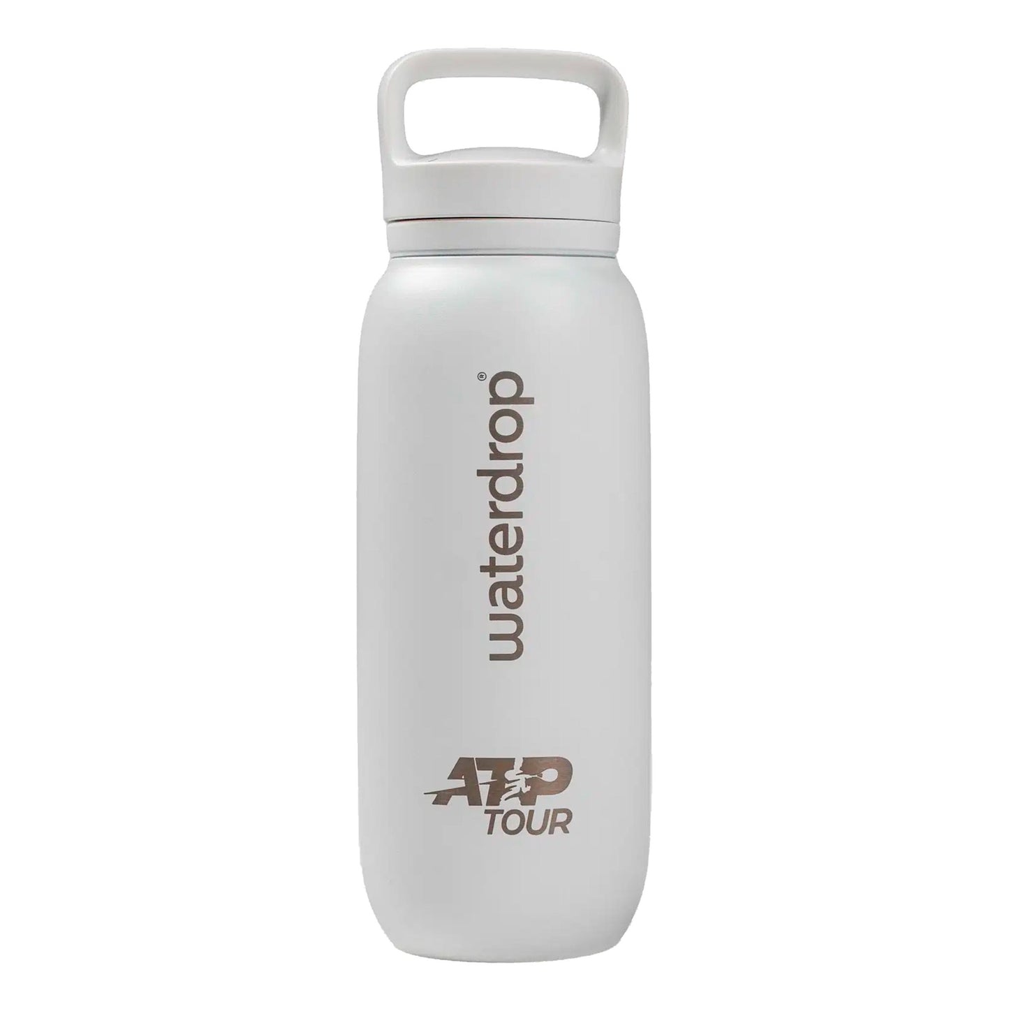 Dunlop Waterdrop Thermo Bottle 600ml Trinkflasche - weiß, silber Dunlop Waterdrop Thermo Bottle 600ml Trinkflasche - weiß, silber