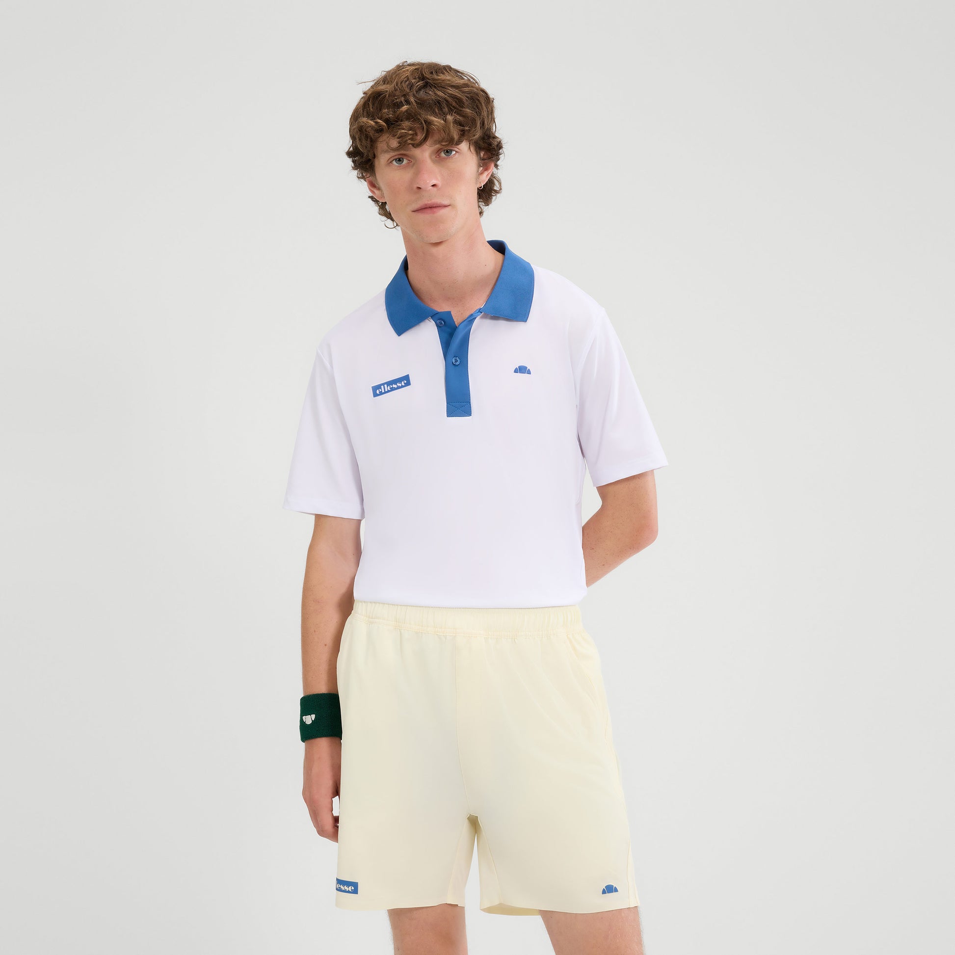 Ellesse Orelo Polo Herren-Weiß,Blau
