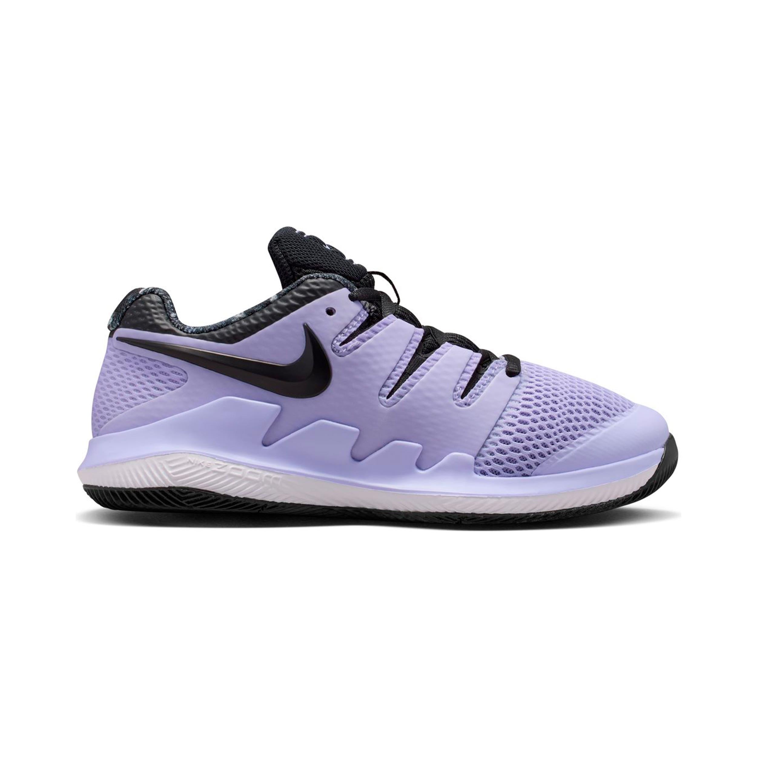 Nike Court Junior X Allcourtschuh Kinder - lila, schwarz