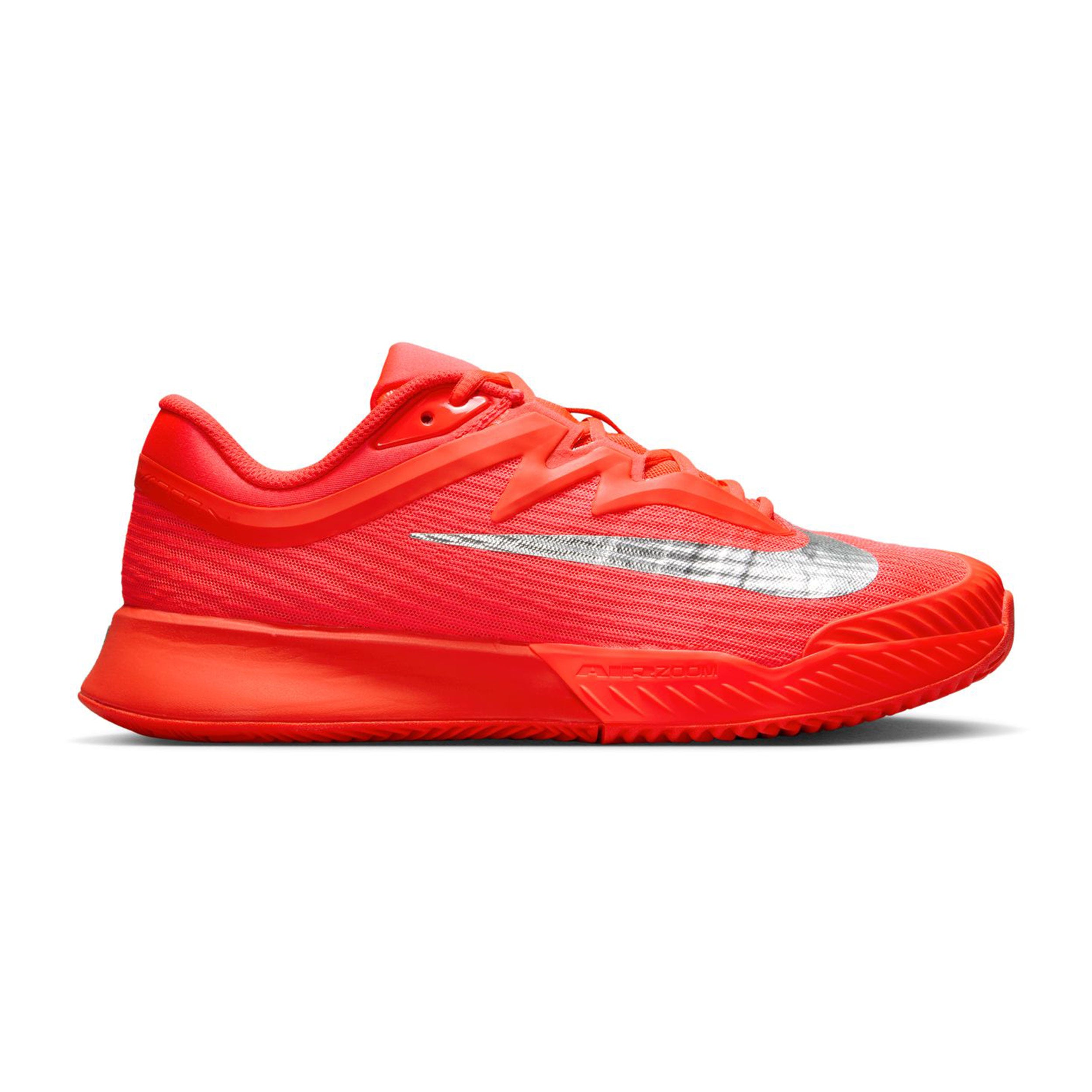 Nike Vapor Pro 3 Sandplatzschuh Damen - neonrot, silber