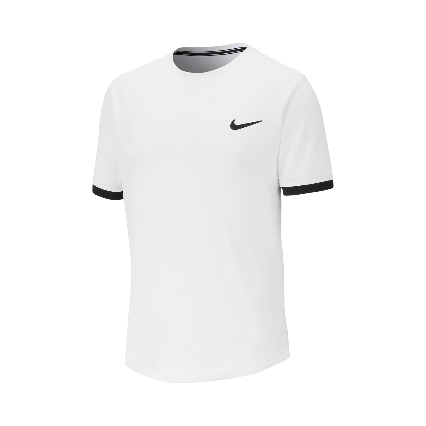 Nike Court Dry T-Shirt Jungen - weiß, schwarz
