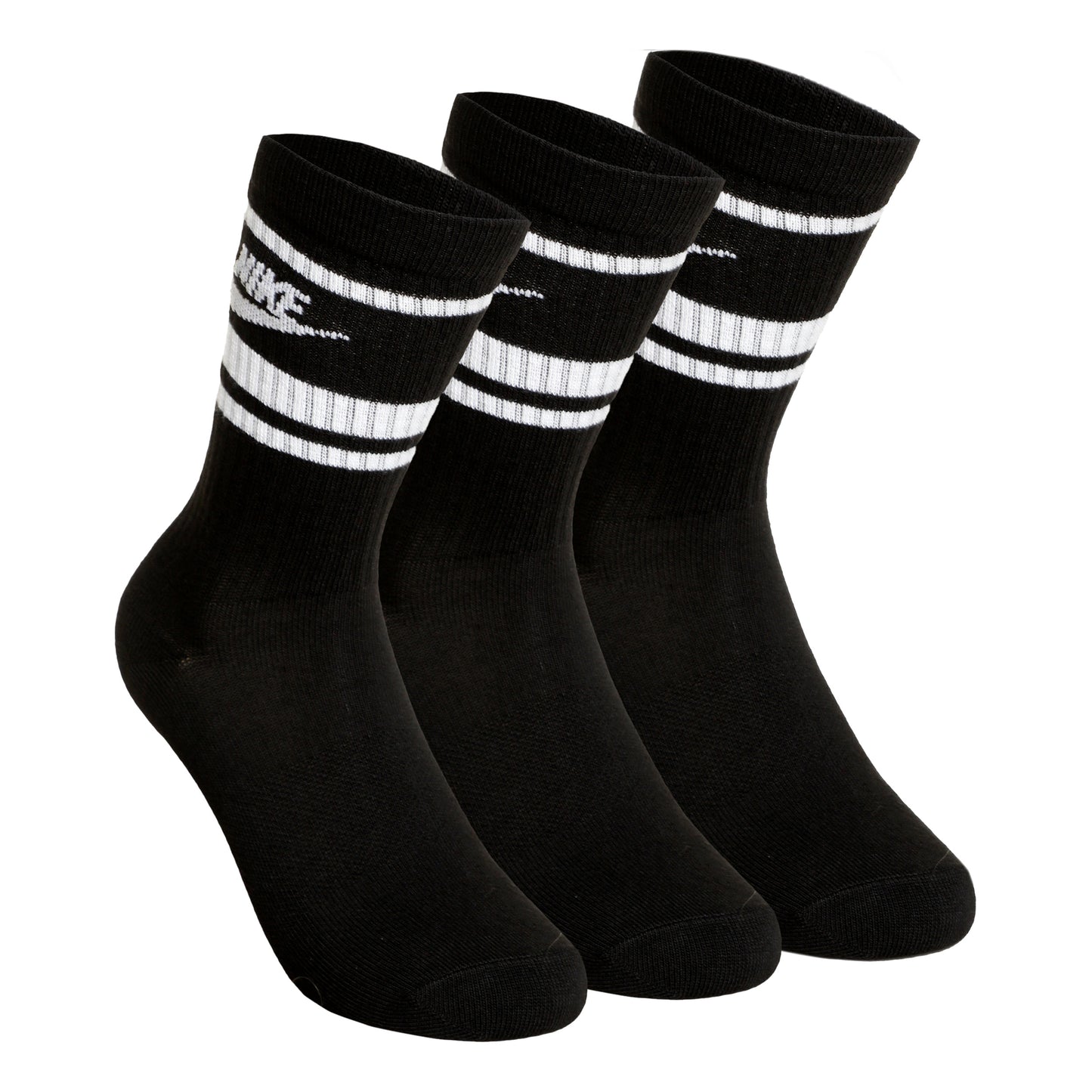 Nike Sportswear Essential Tennissocken 3er Pack Unisex - schwarz, weiß