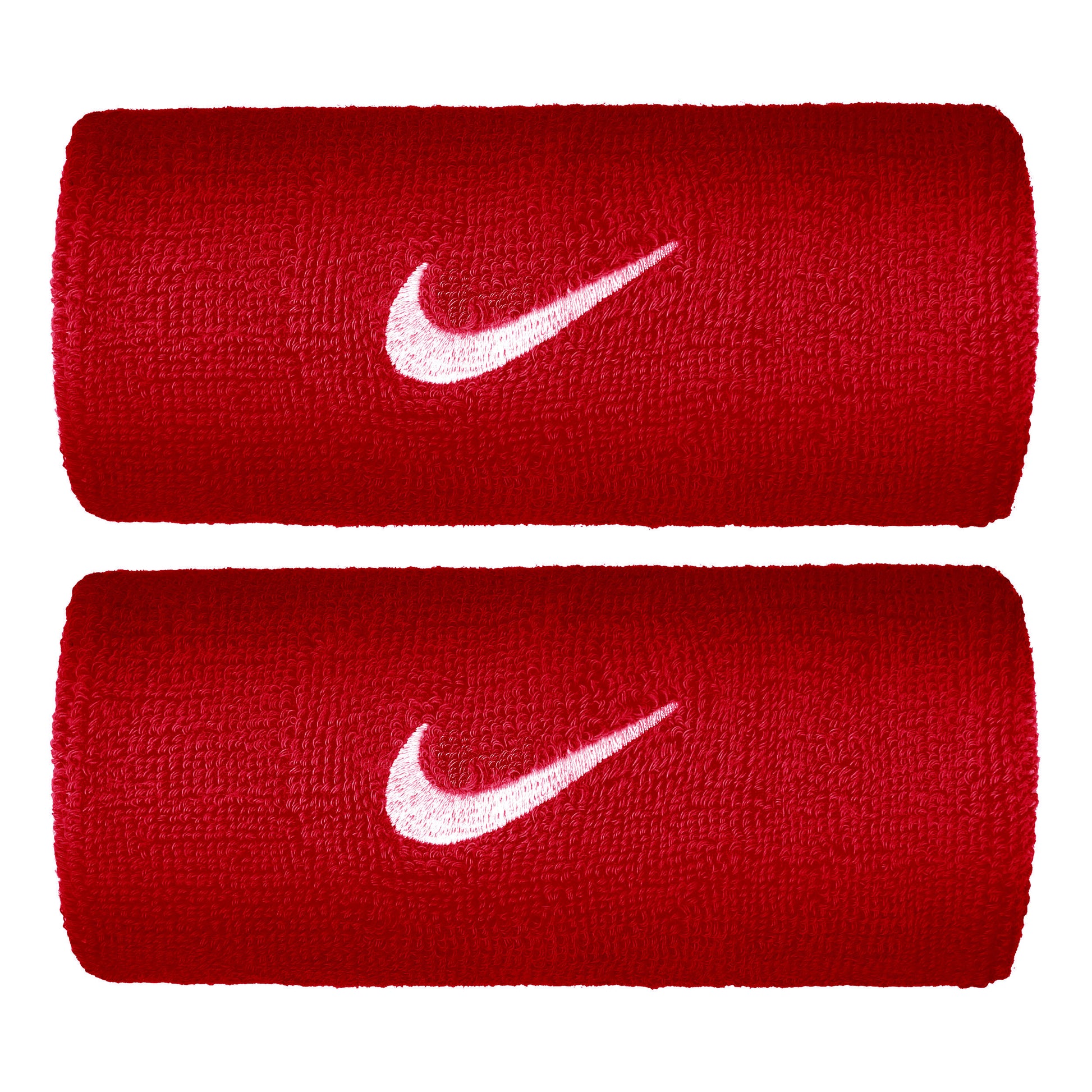 Nike Premier DW Schweißband 2er Pack lang - rot, weiß
