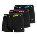 Everyday Stretch Trunk Boxer Short 3er Pack Herren - schwarz, transparent