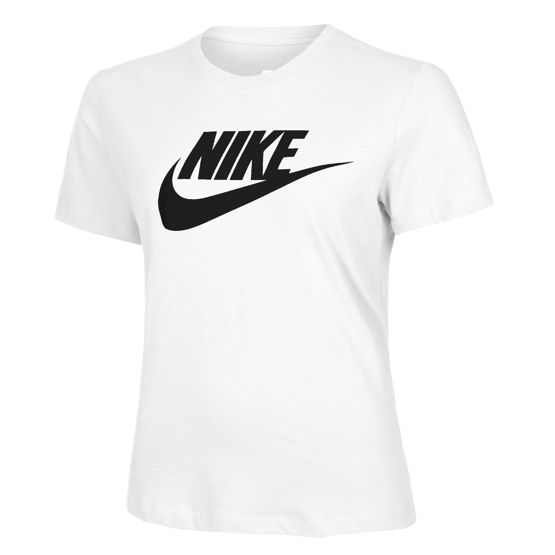 Nike New Sportswear Essential Icon Futura T-Shirt Damen-Weiß