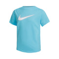 Big Graphic T-Shirt Jungen - türkis, weiß