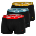 Everyday Stretch Trunk Boxer Short 3er Pack Herren - schwarz, khaki