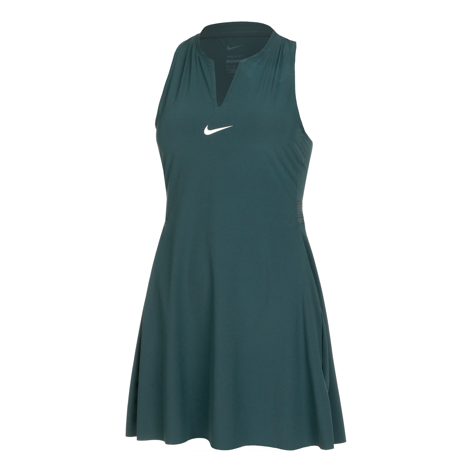 Nike Dri-Fit Kleid Damen - grün, weiß