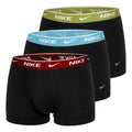Everyday Stretch Trunk Boxer Short 3er Pack Herren - schwarz, hellgrün