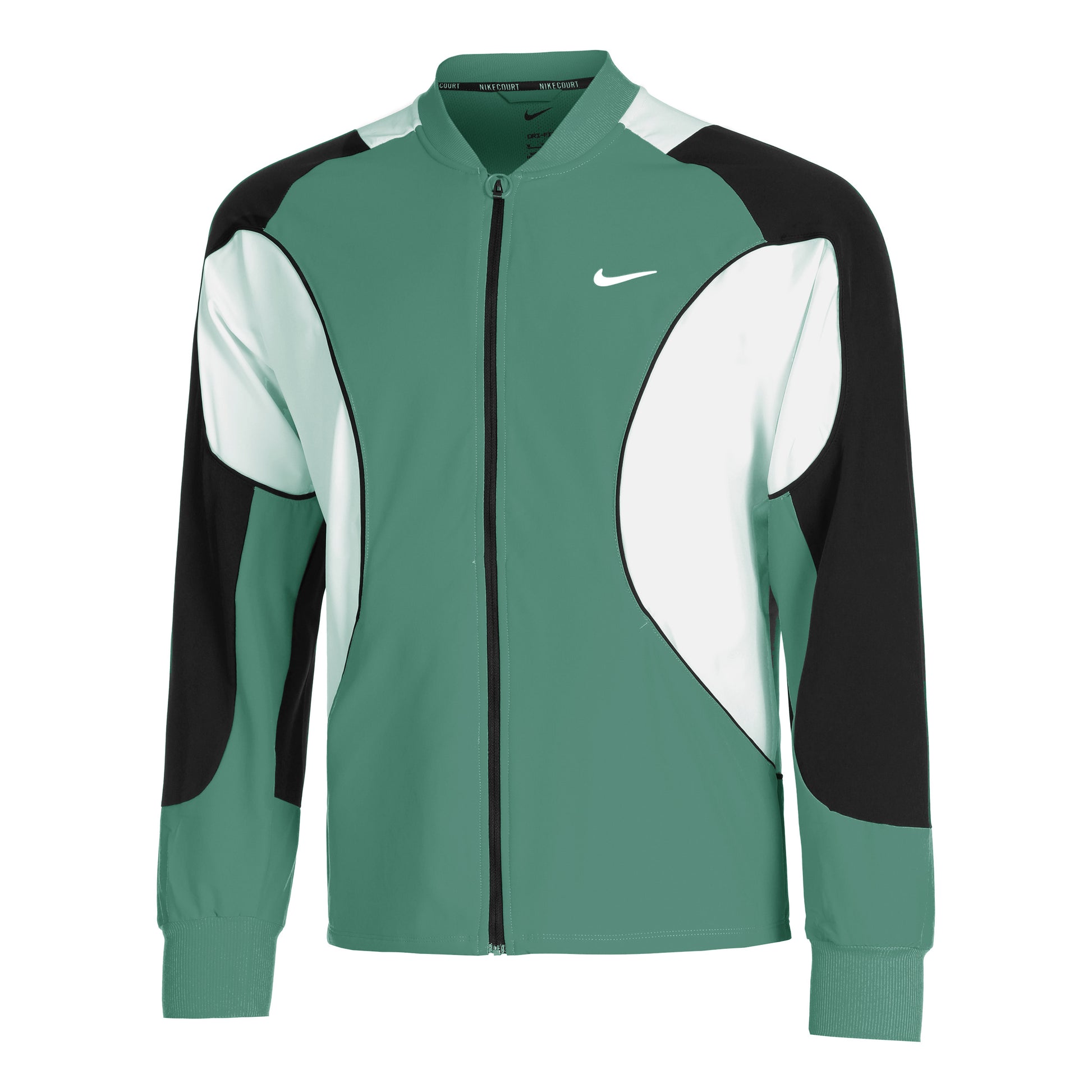 Nike Court Dri-Fit Advantage Trainingsjacke Herren - dunkelgrün, weiß