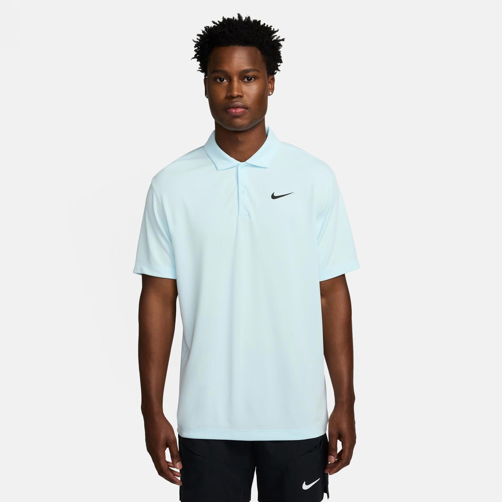 Nike Dri-Fit Victory Court Solid Polo Herren - mint, schwarz