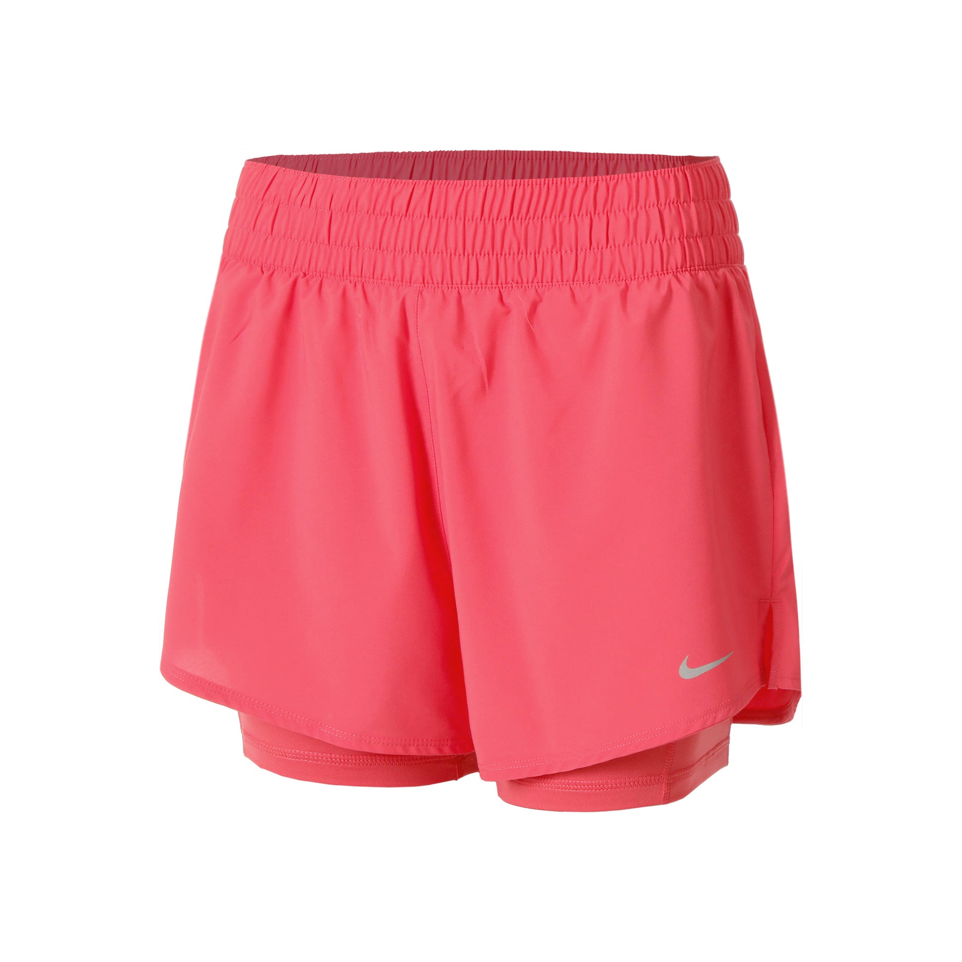 Nike Dri-Fit One High Rise 2in1 3in Shorts Damen - pink