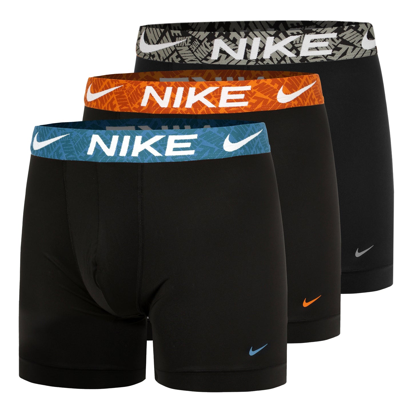 Nike Essential Micro Boxer Short 3er Pack Herren - schwarz, orange