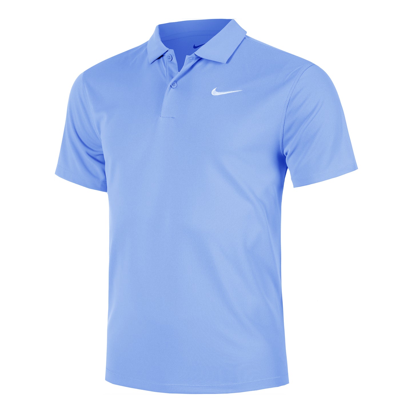 Nike Dri-Fit Victory Court Solid Polo Herren - hellblau, weiß
