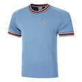 Court Heritage T-Shirt Herren - hellblau, braun