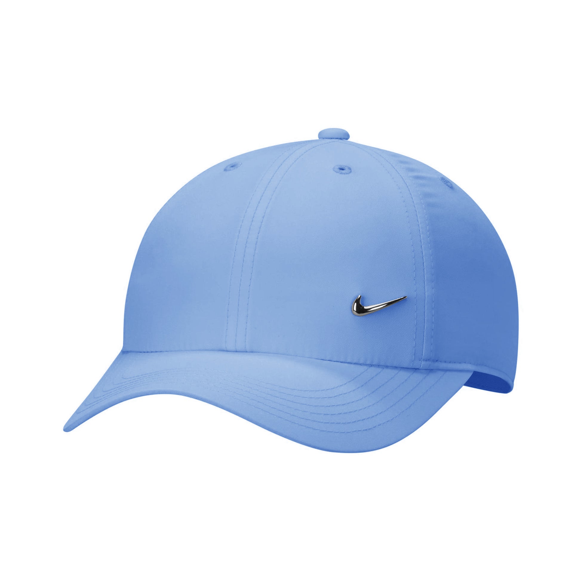 Nike Dri-FIT Club Metal Swoosh Cap Kinder-hellblau