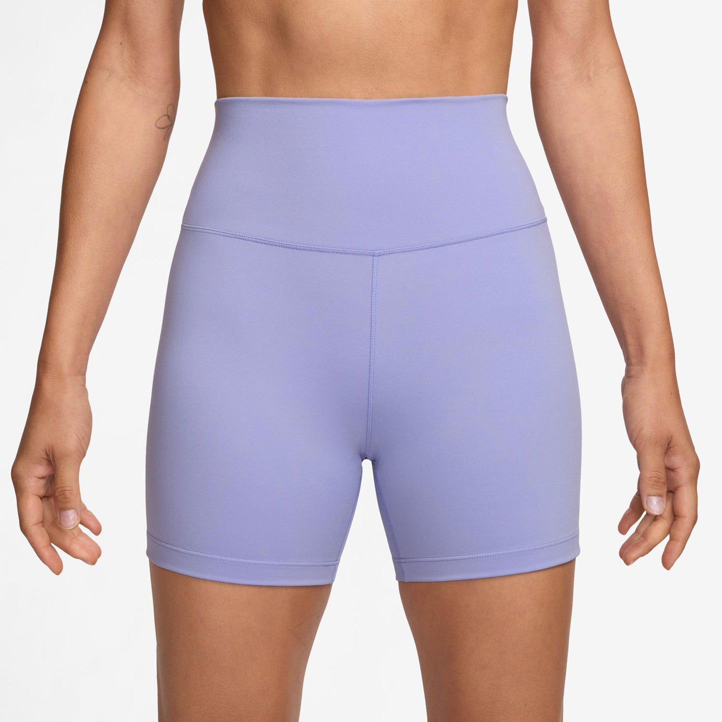 Nike Dri-Fit One High-Waisted 5in Biker Shorts - flieder, schwarz