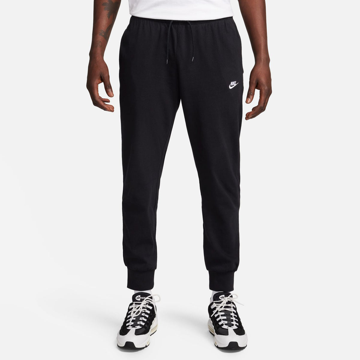 Nike Club Knit Trainingshose Herren-Schwarz