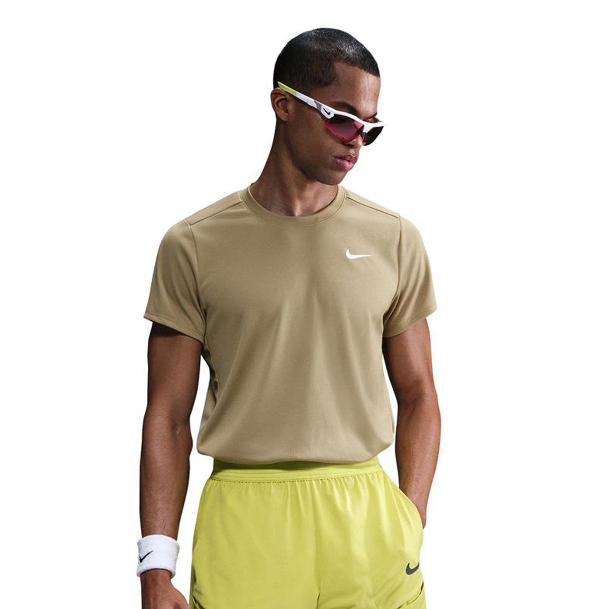 Nike Court Dry Victory T-Shirt Herren-Beige