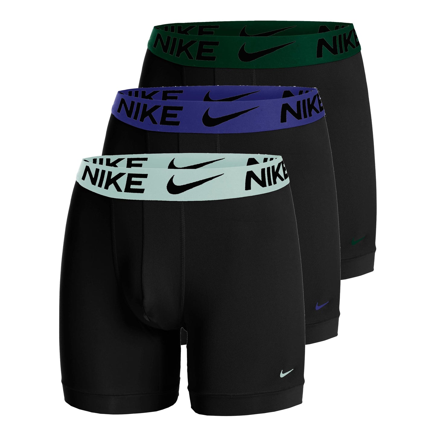 Nike Essential Micro Boxer Short 3er Pack Herren - schwarz, mint