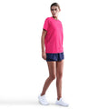 Dri-Fit Regular T-Shirt Damen - berry, weiß