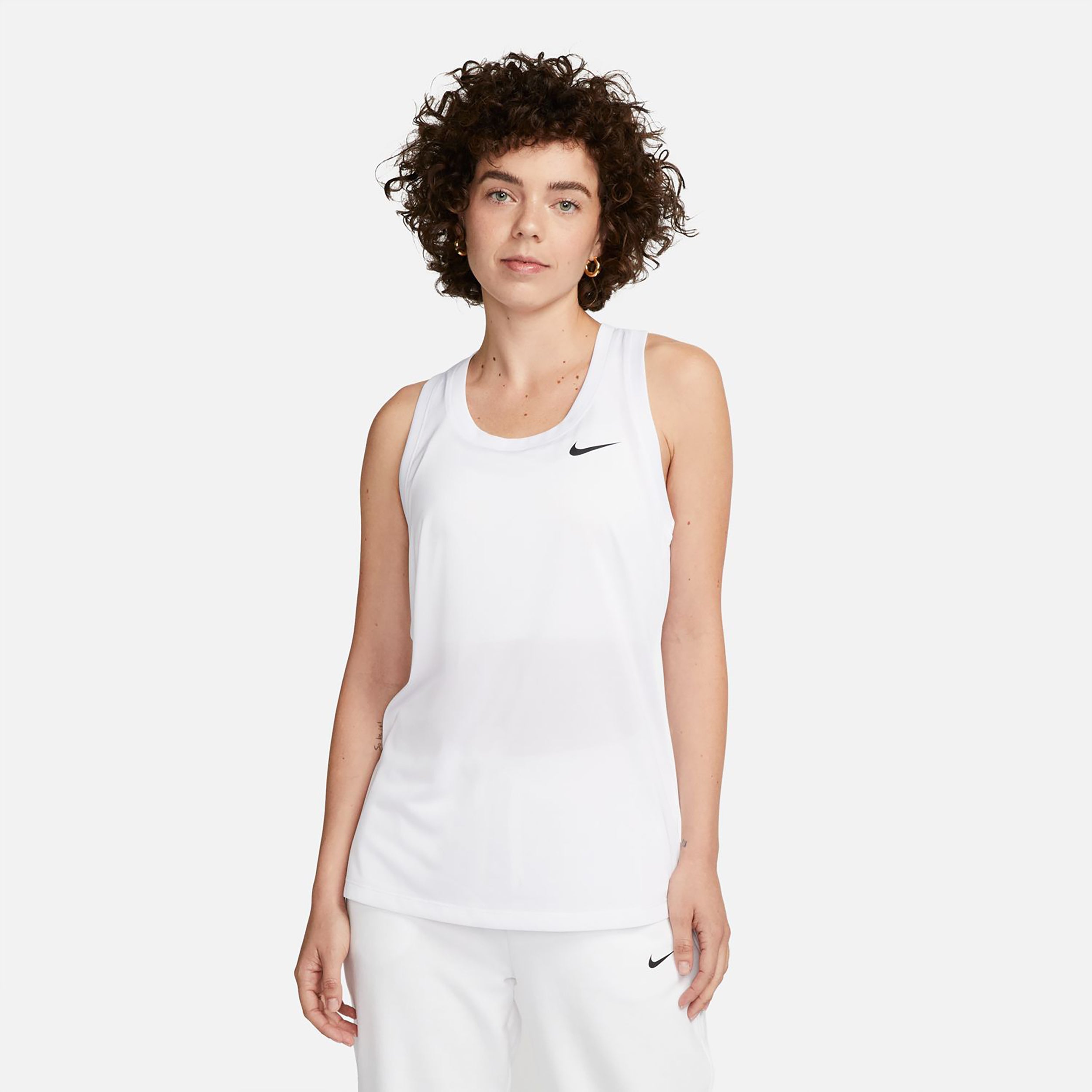 Nike Dri-Fit Regular Racerback Tank-Top Damen - weiß, schwarz