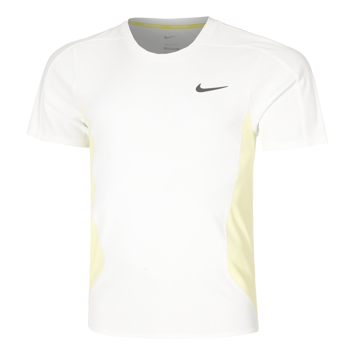 Nike Court Dri-Fit Advantage Slam T-Shirt Herren-Weiß,Limette