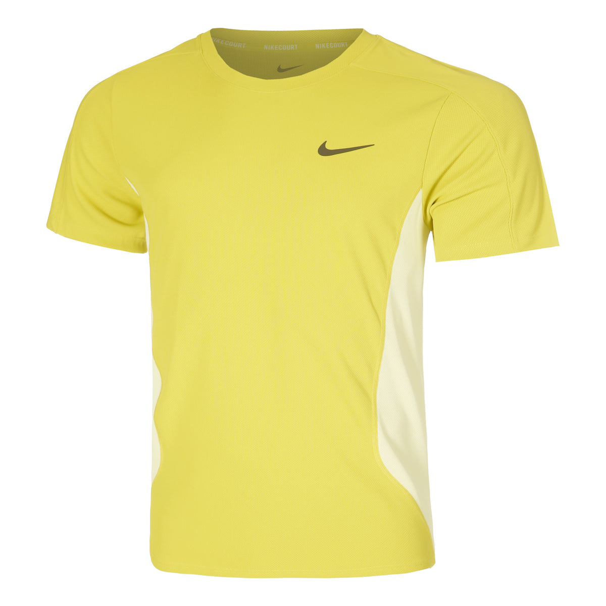 Nike Court Dri-Fit Advantage Slam T-Shirt Herren - gelb, limette