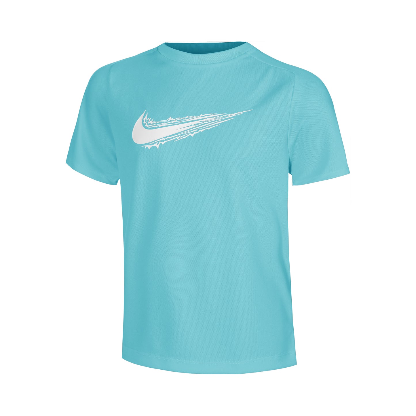 Nike Dri-Fit Multi T-Shirt Kinder-Türkis,Weiß