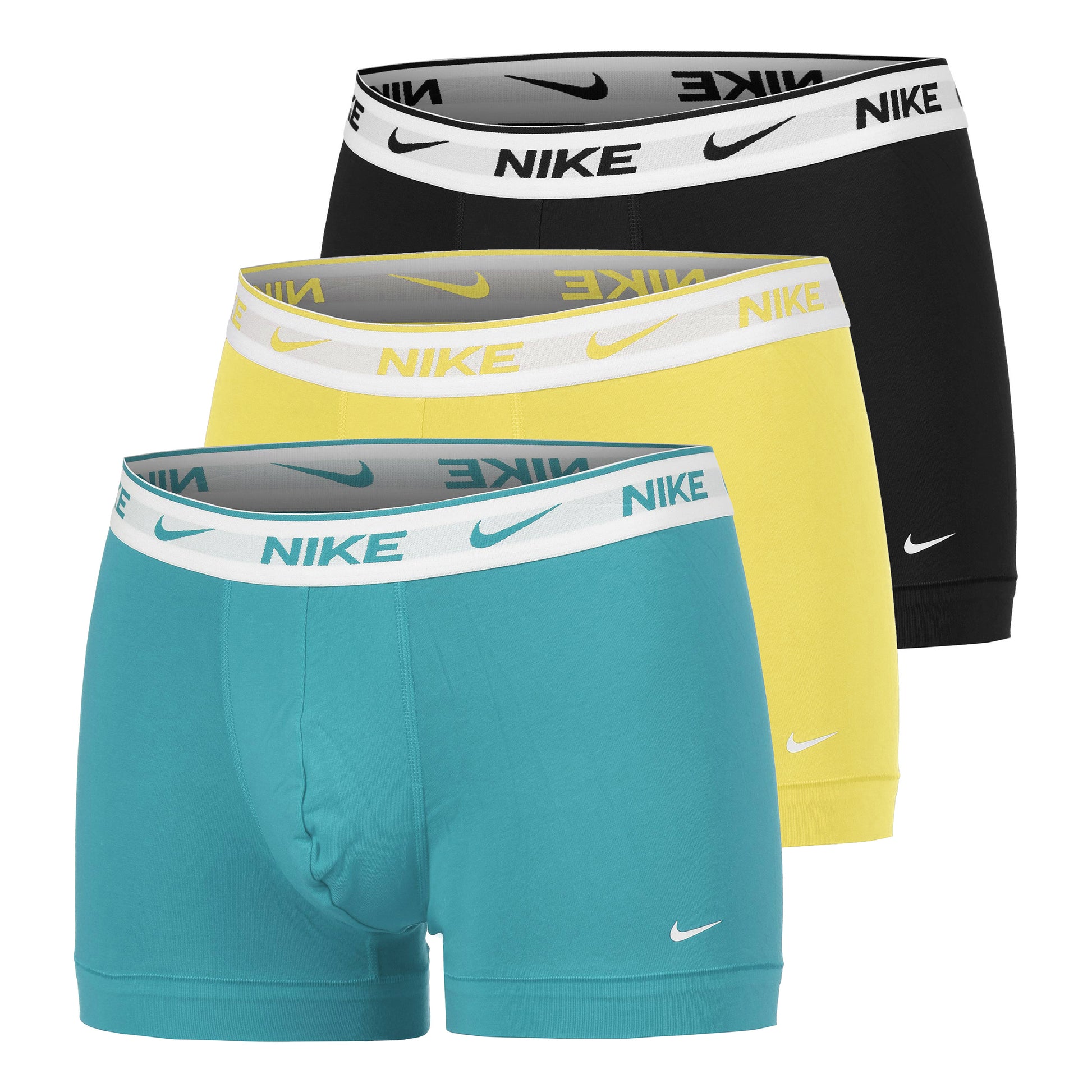 Nike Everyday Cotton Stretch Boxer Short 3er Pack Herren-Schwarz,Mehrfarbig