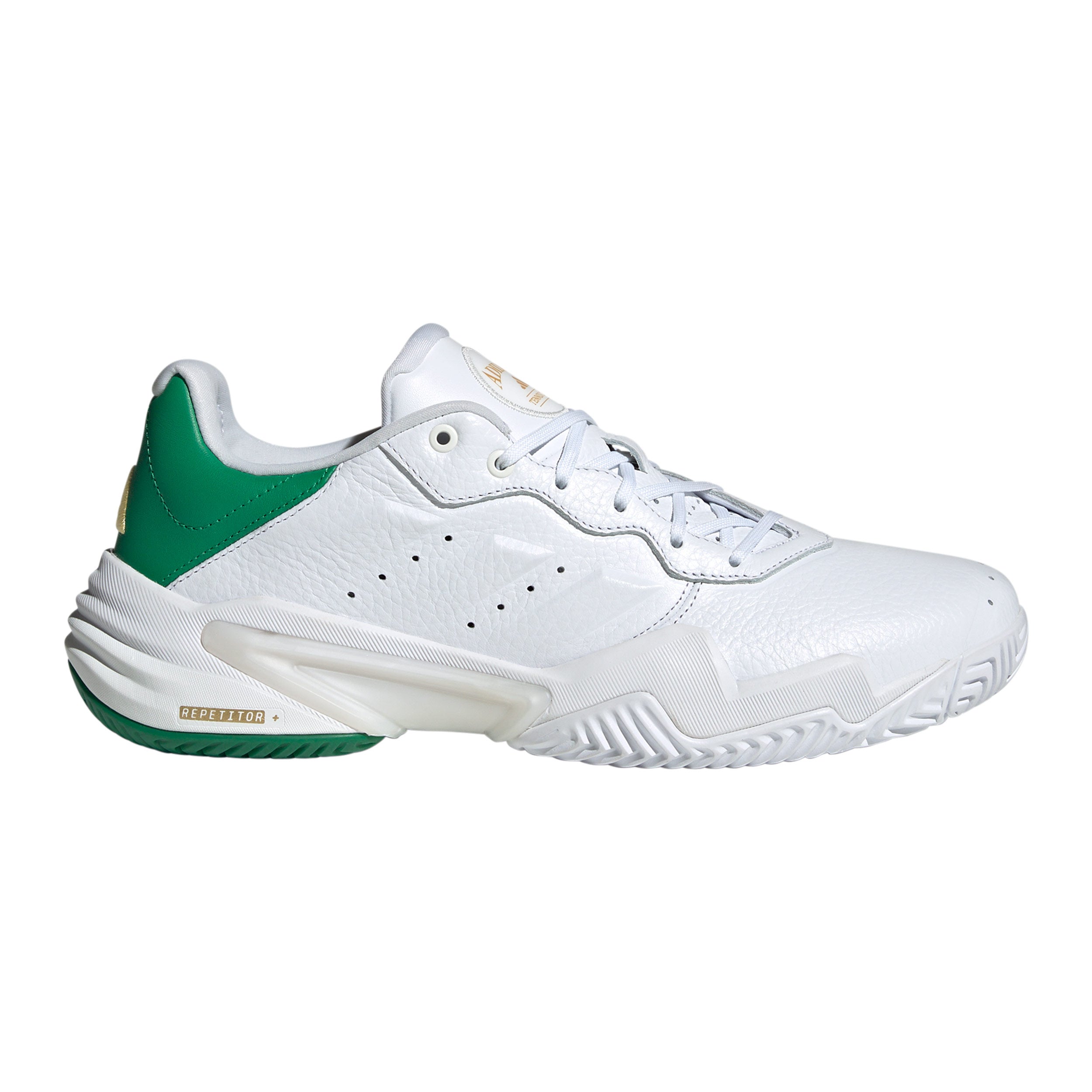 adidas Barricade Leather 13 Allcourtschuh Herren - weiß, grün