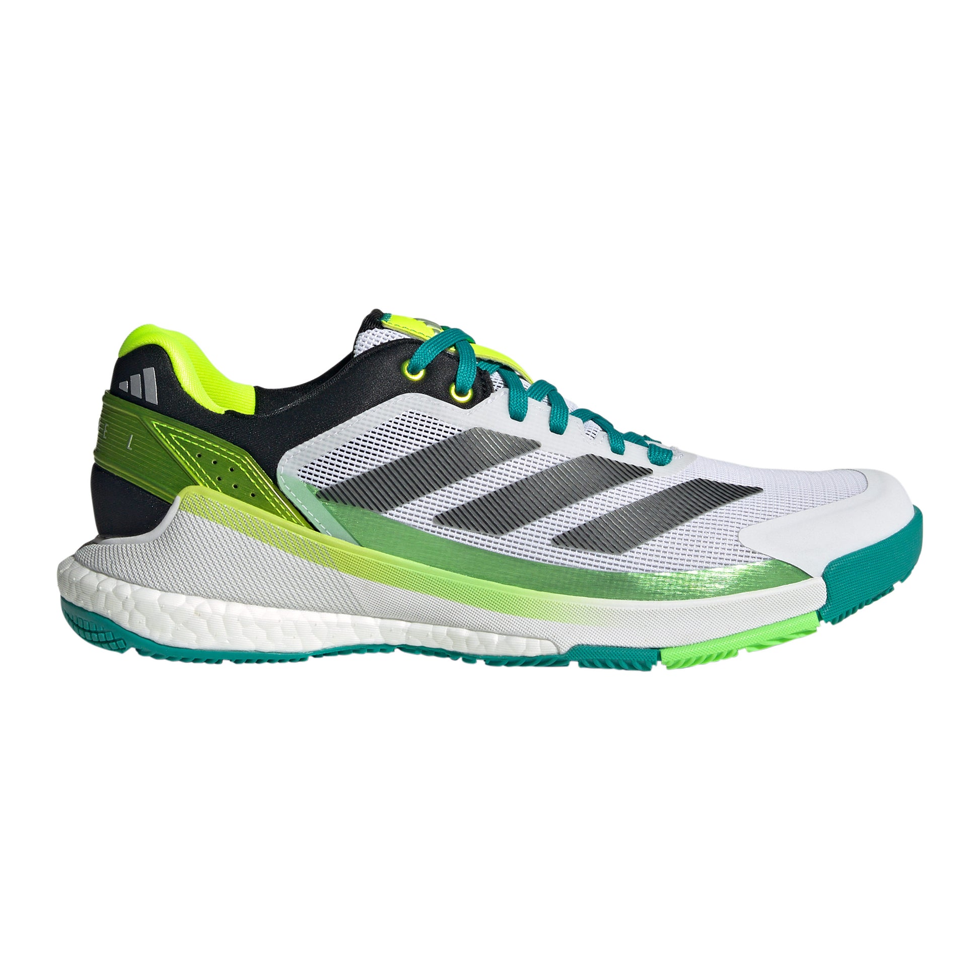 adidas Crazyquick Boost Padelschuh Herren - weiß, schwarz